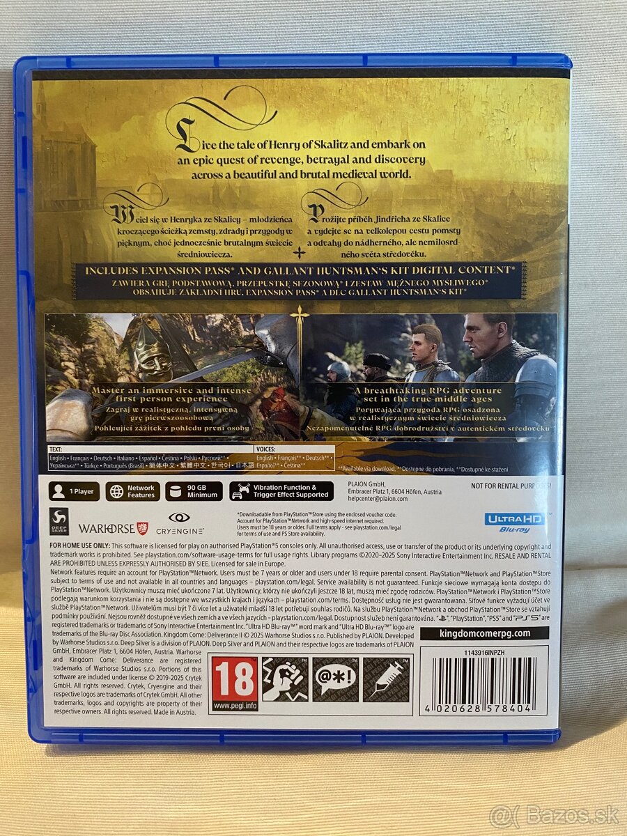 KINGDOM COME DELIVERANCE 2 GOLD EDITION - ČESKÝ DABING - PS5 - 3