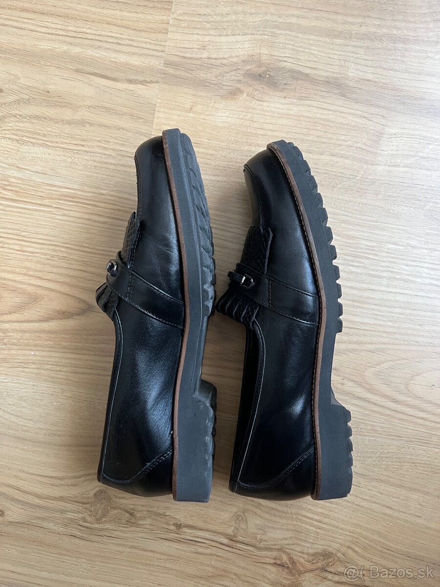 Kožené mokasíny, veľkosť 38 - 3