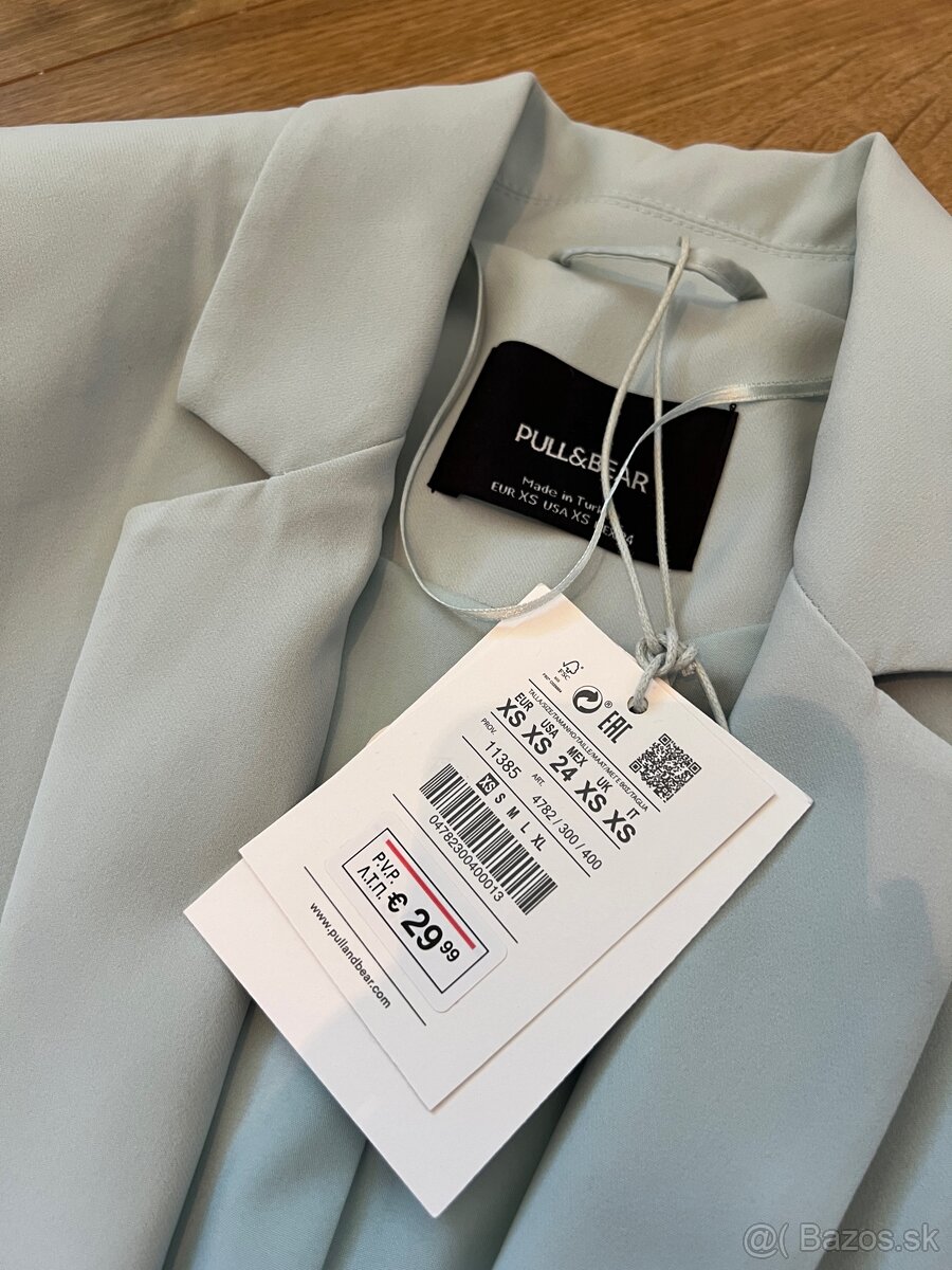 Tyrkysové sako s visačkou - 3