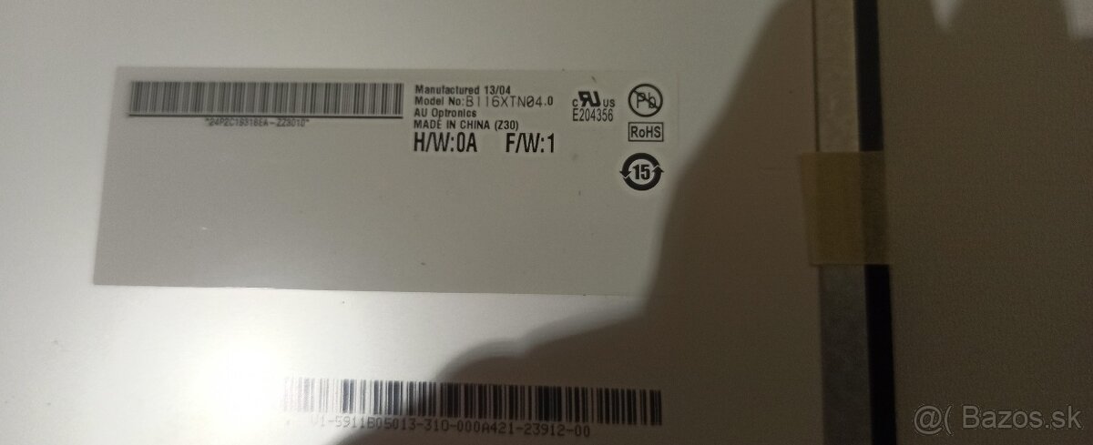 Displej B116XTN04.0 LCD 11.6" - 3