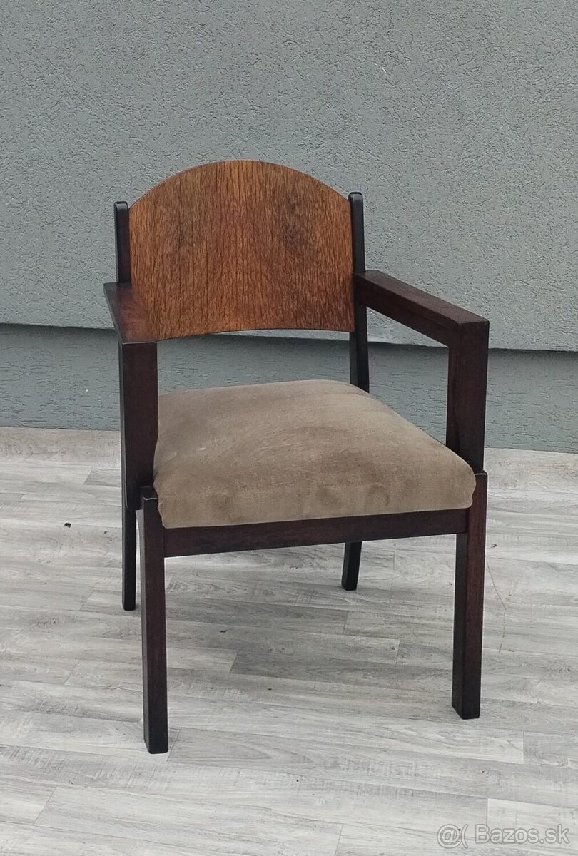 Sada 6 jedálenských stoličiek ” ART DECO “. - 3