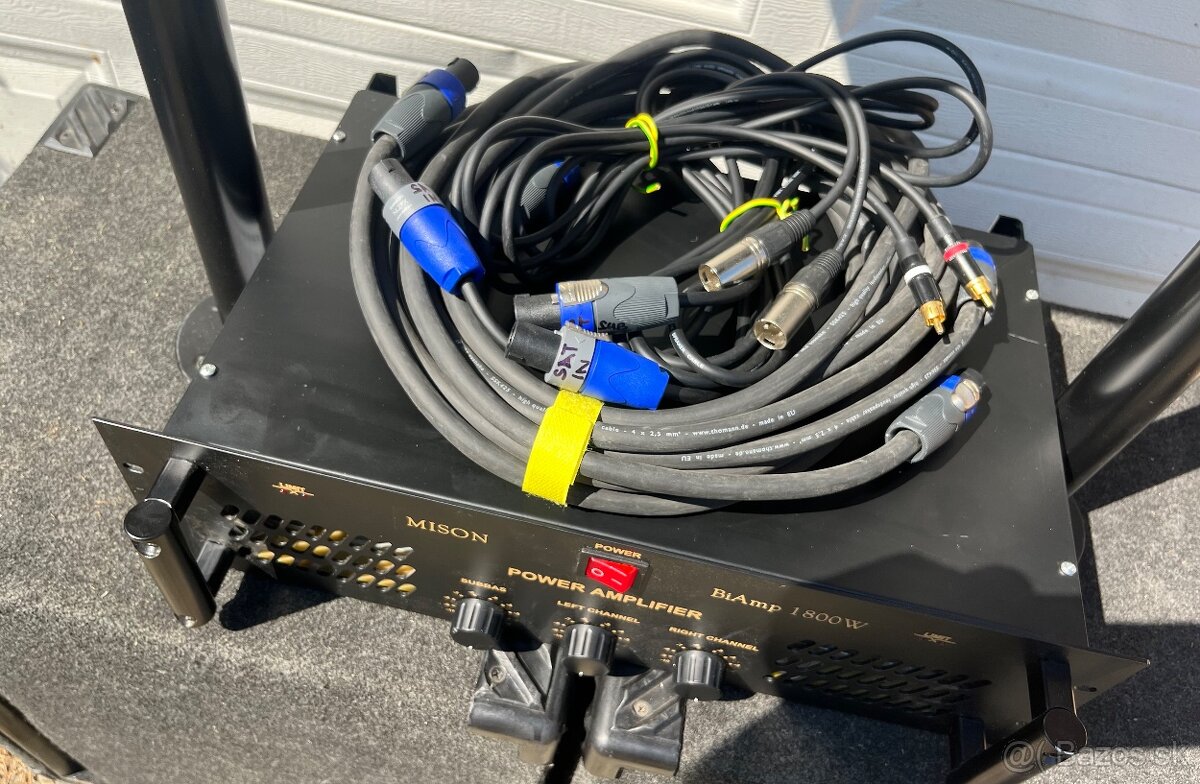 4-KANÁLOVÉ OZVUČENIE 1800W pre mobilných DJ"s, kapely, klub - 3