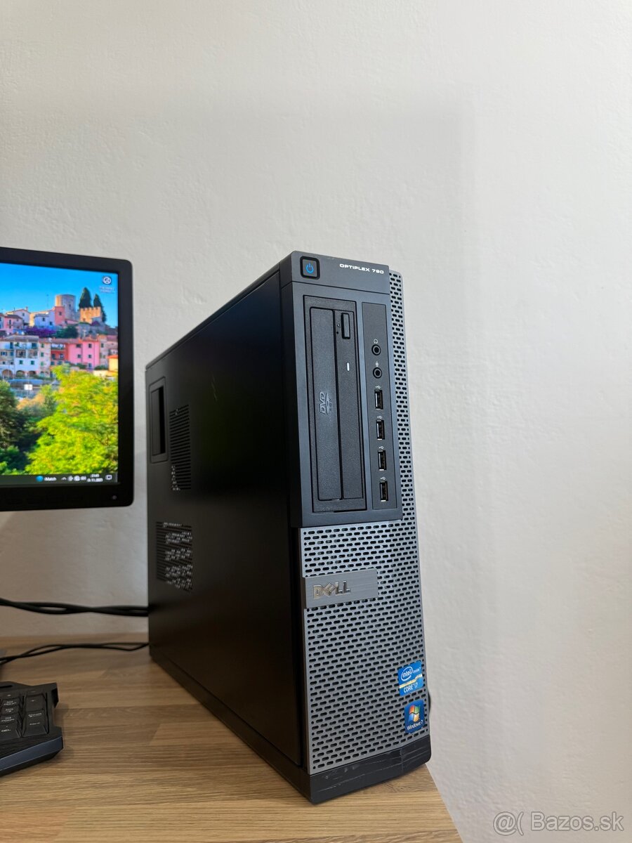 Pc zostava optiplex 790, i7, ssd, Win 10, monitor - 3