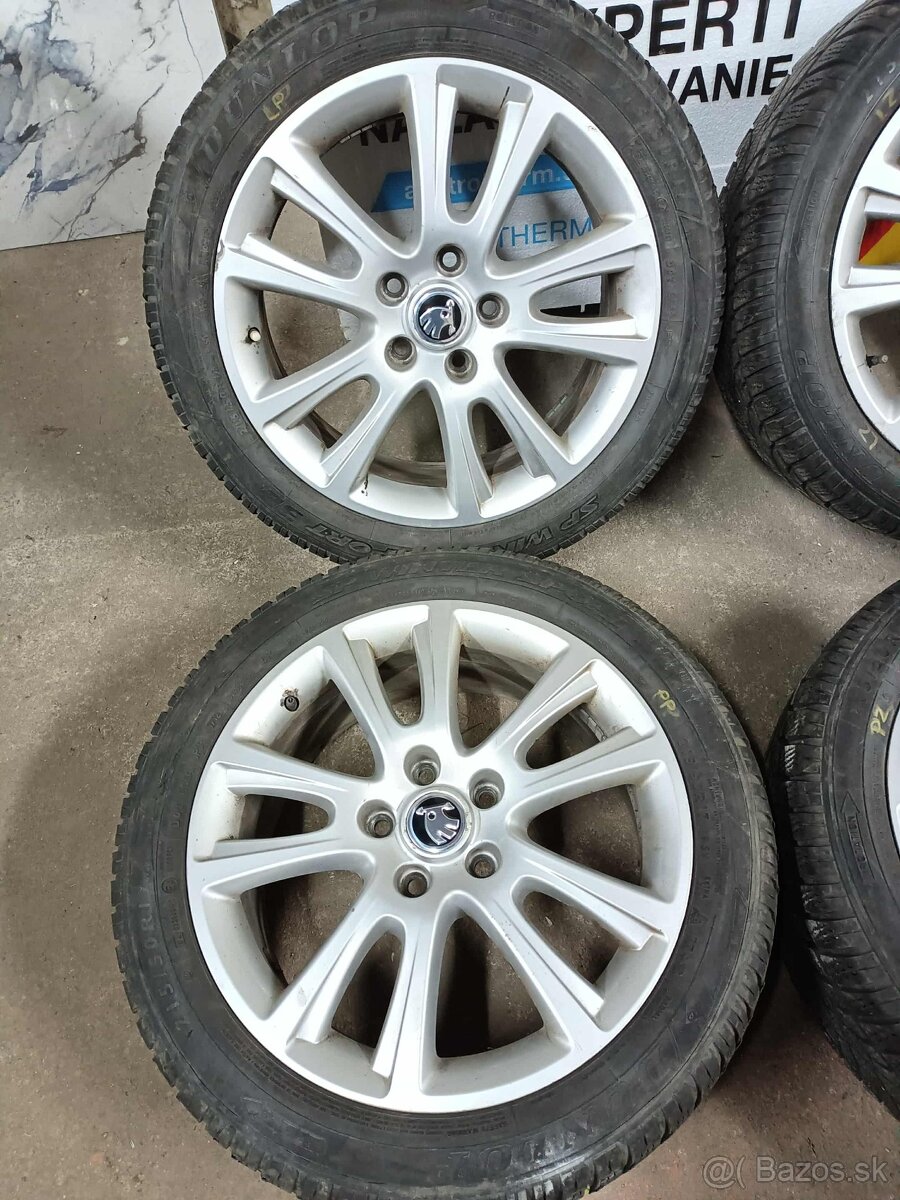 ❄️zimné 4ks alu disky orig. Škoda 5x112 R14 pneu 5mm - 3