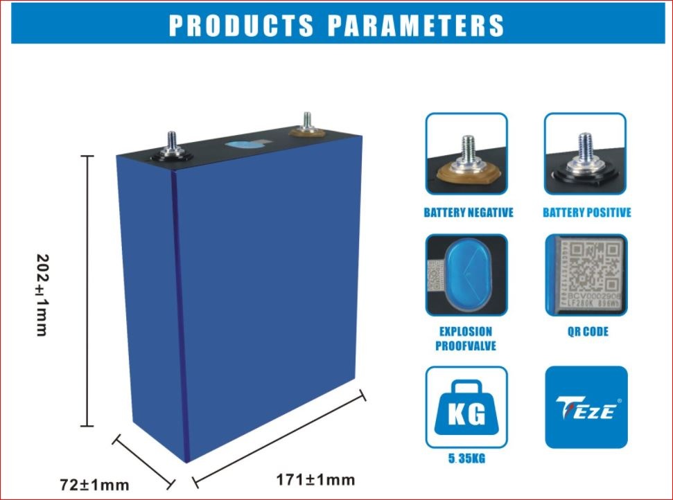LiFepo4 batérie EVE280Ah - 3