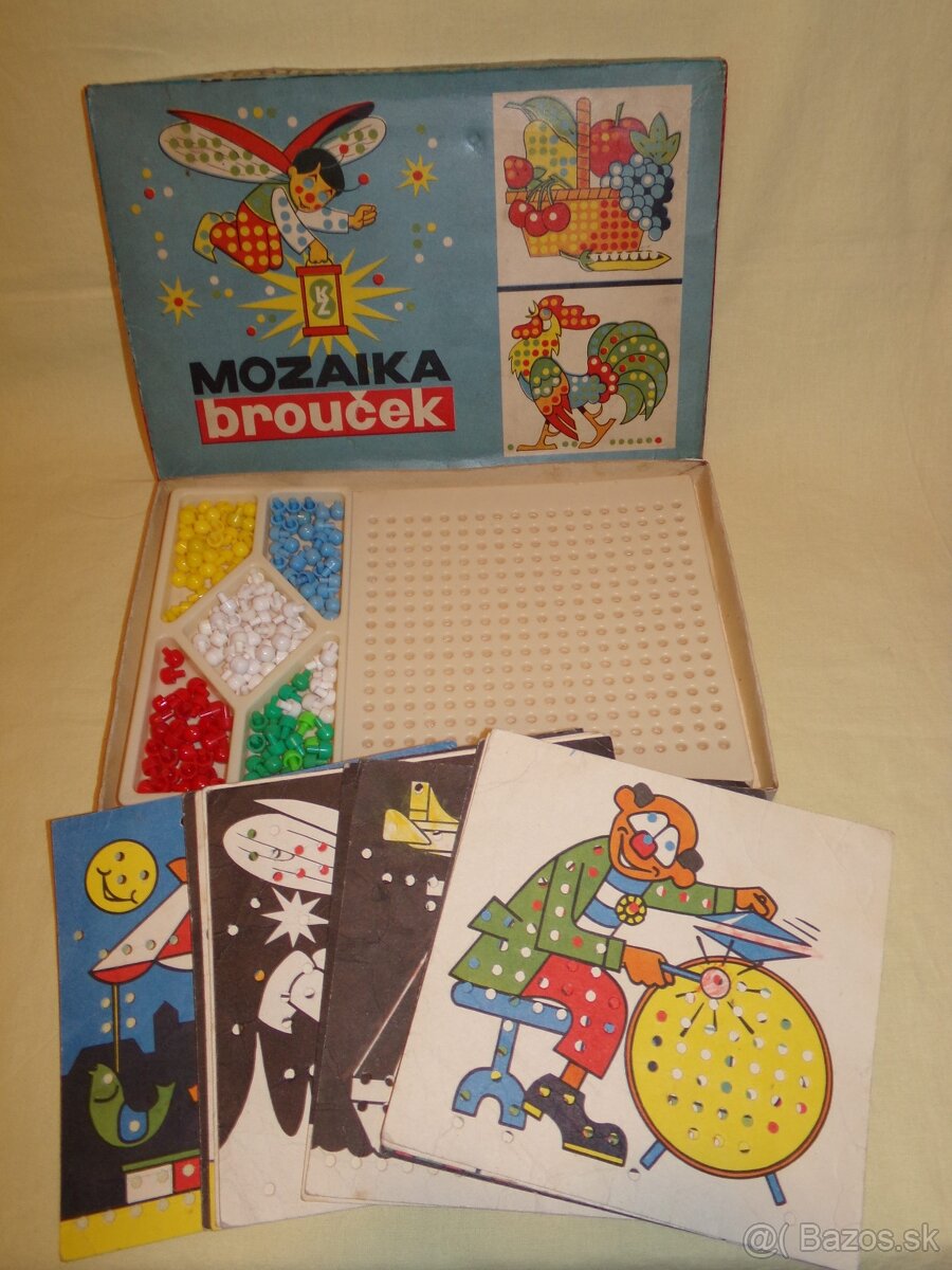 retro HRA mozaika BROUČEK - Kovozávody Semily - 3