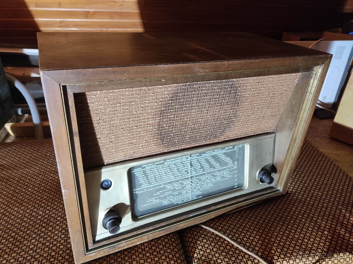 Staré rádio Telefunken 166 WK - historické starožitné rádio - 3