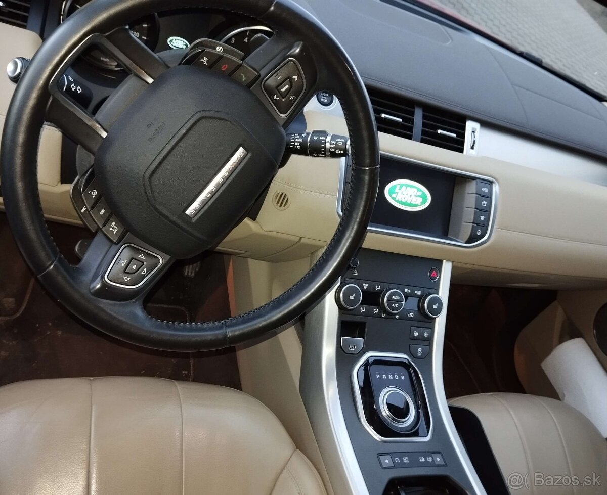 Range Rover Evoque 2,0, 4x4, výkonný 177kW/240hp, benzín