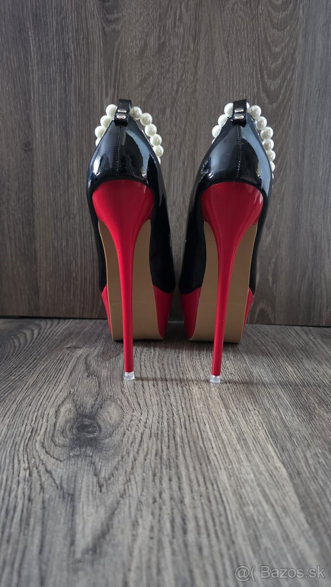 Luxusné lakované lodičky 39 - 3