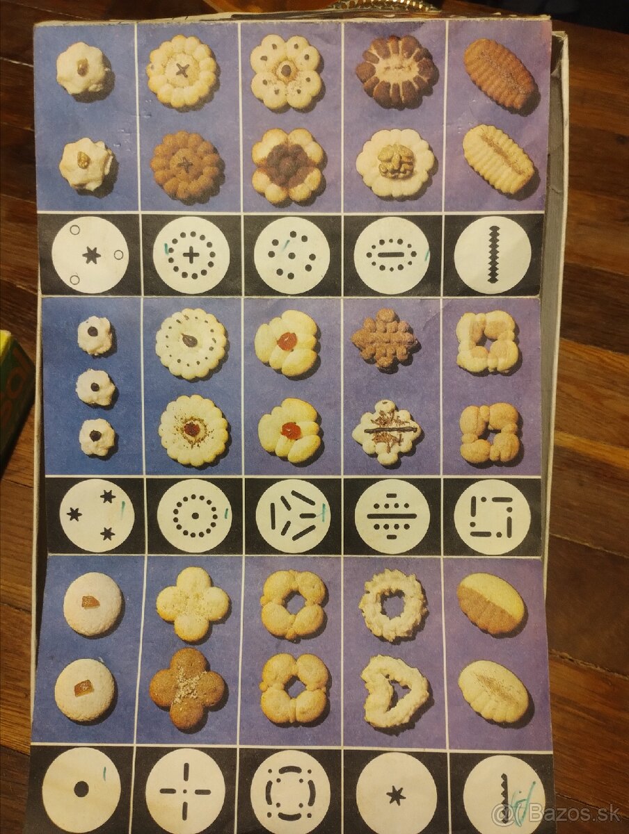 Retro zdobička komplet sada - 3