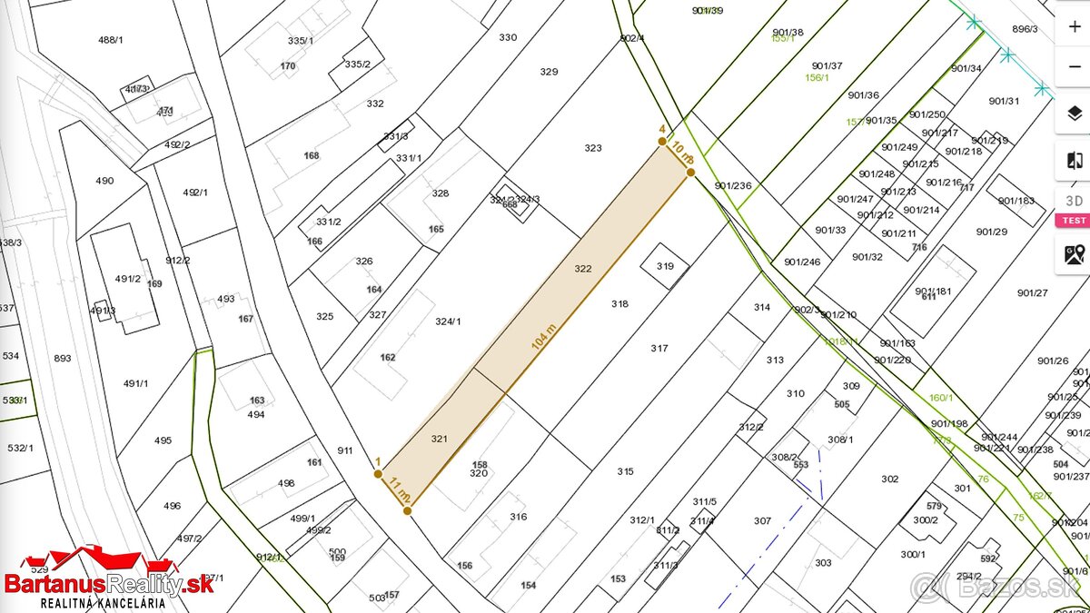 BartanusReality - Na predaj zaujímavý pozemok v obci Svinná - 3