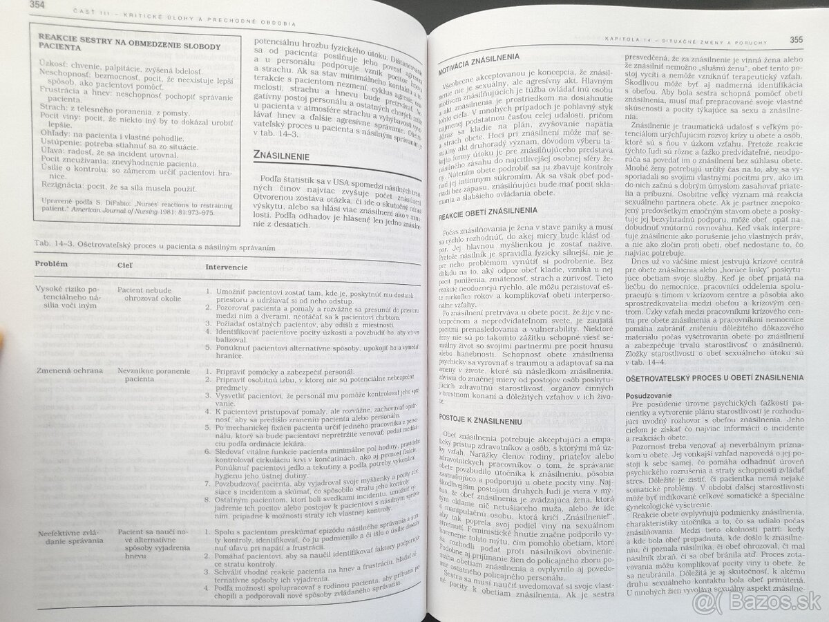 Psychiatrická ošetrovateľská starostlivosť - 3