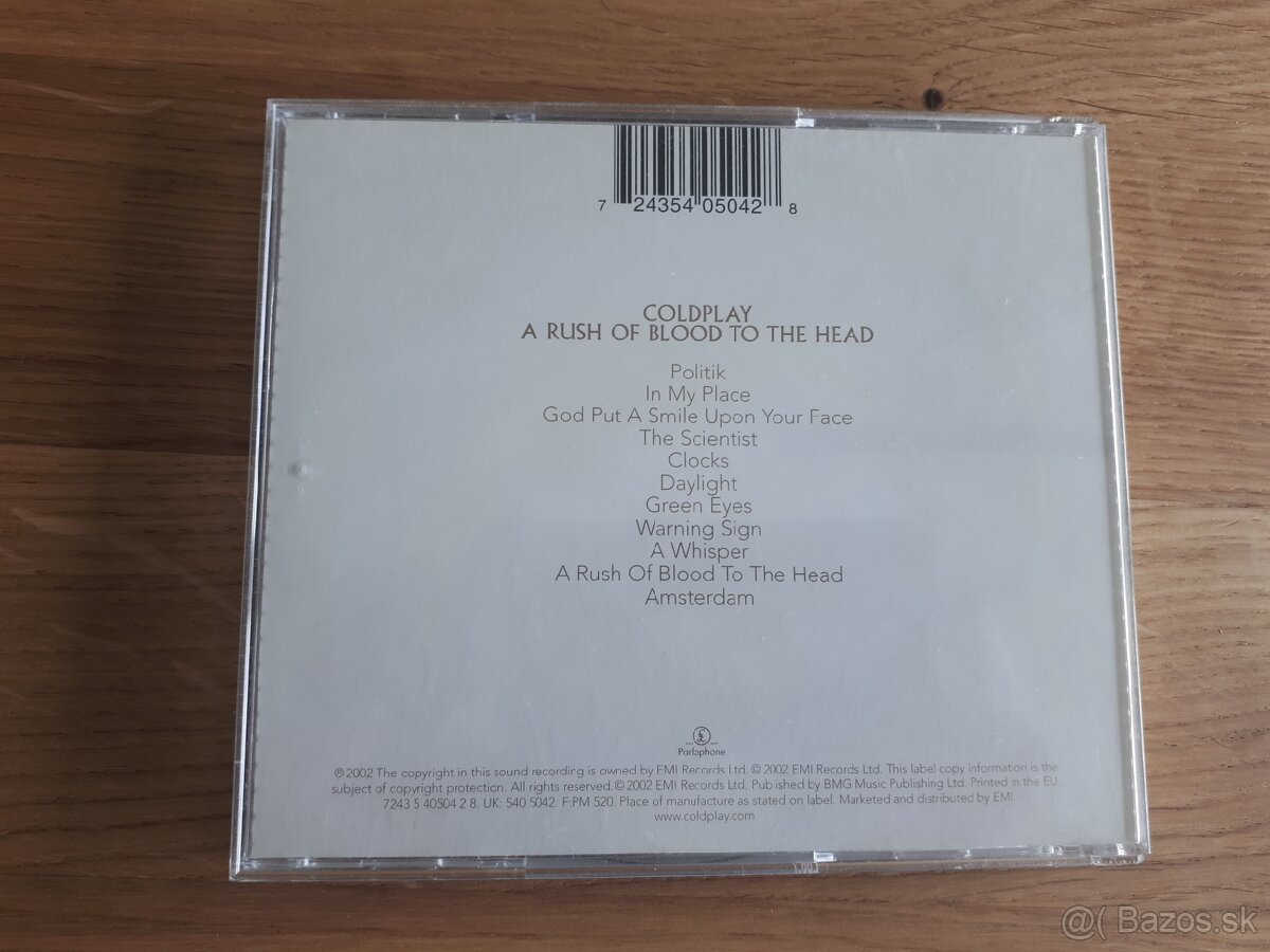 CD Coldplay - A Rush Of Blood To The Head - 3