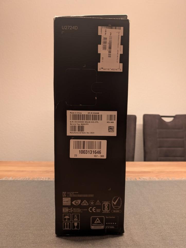 Monitor Dell UltraSharp U2724D – 27" QHD - 3