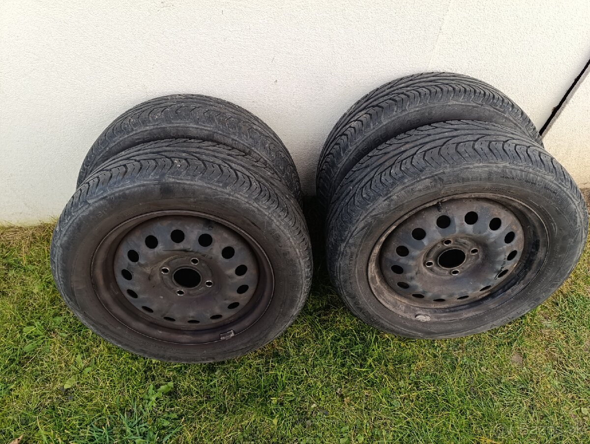 Predám disky ford FOCUS z letnými pneumatikami 4x108 - 3