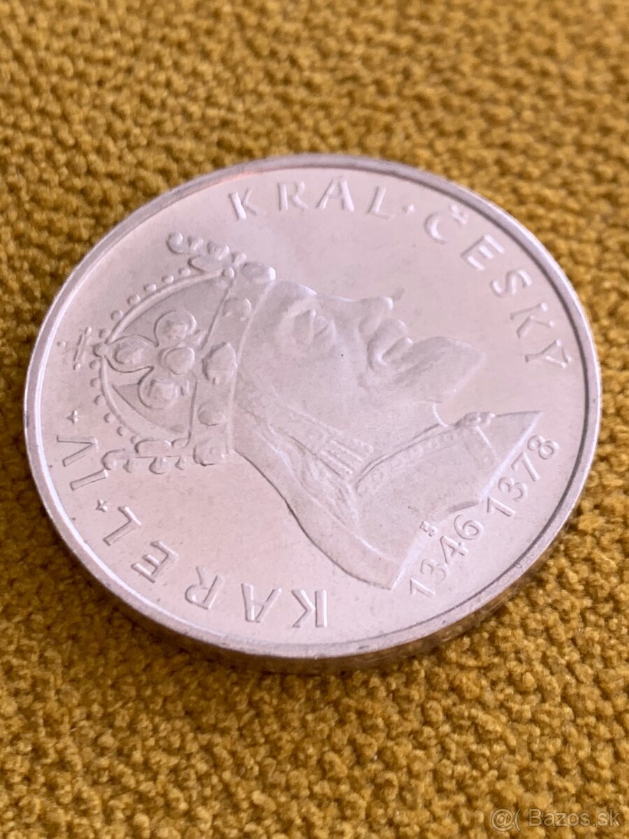 Pamätná minca Karel IV - 3