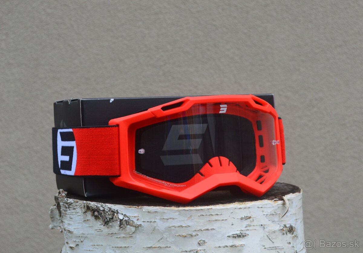 Okuliare brile SHOT čierne červené - 3
