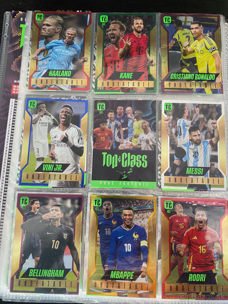 Futbalové kartičky Top Class 2025 - 3