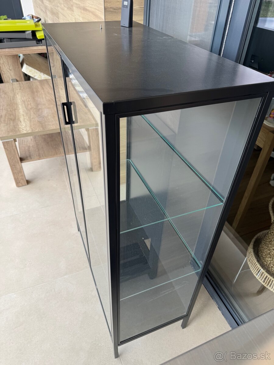 Vitrina presklená antracitova farba - 3