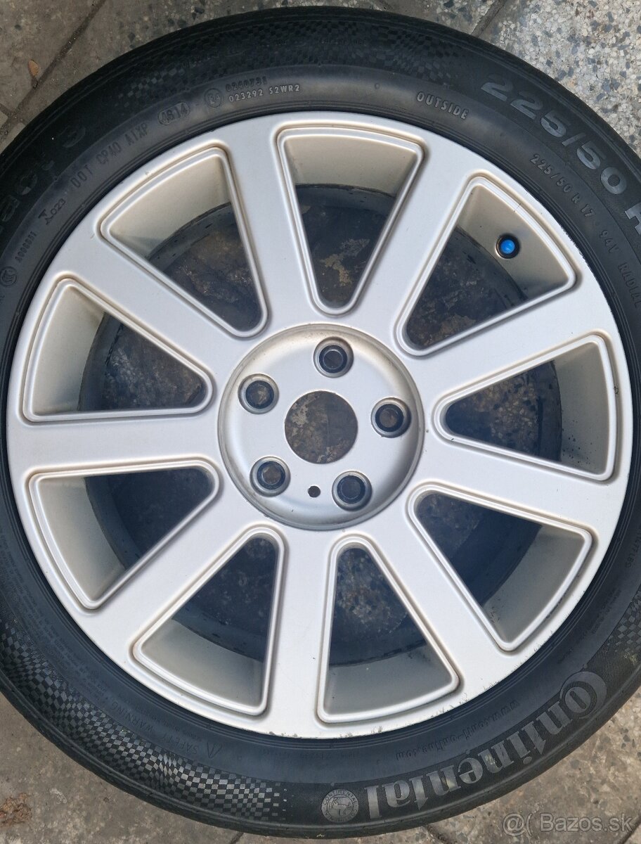 Predám ALU disky R17 Audi - 3