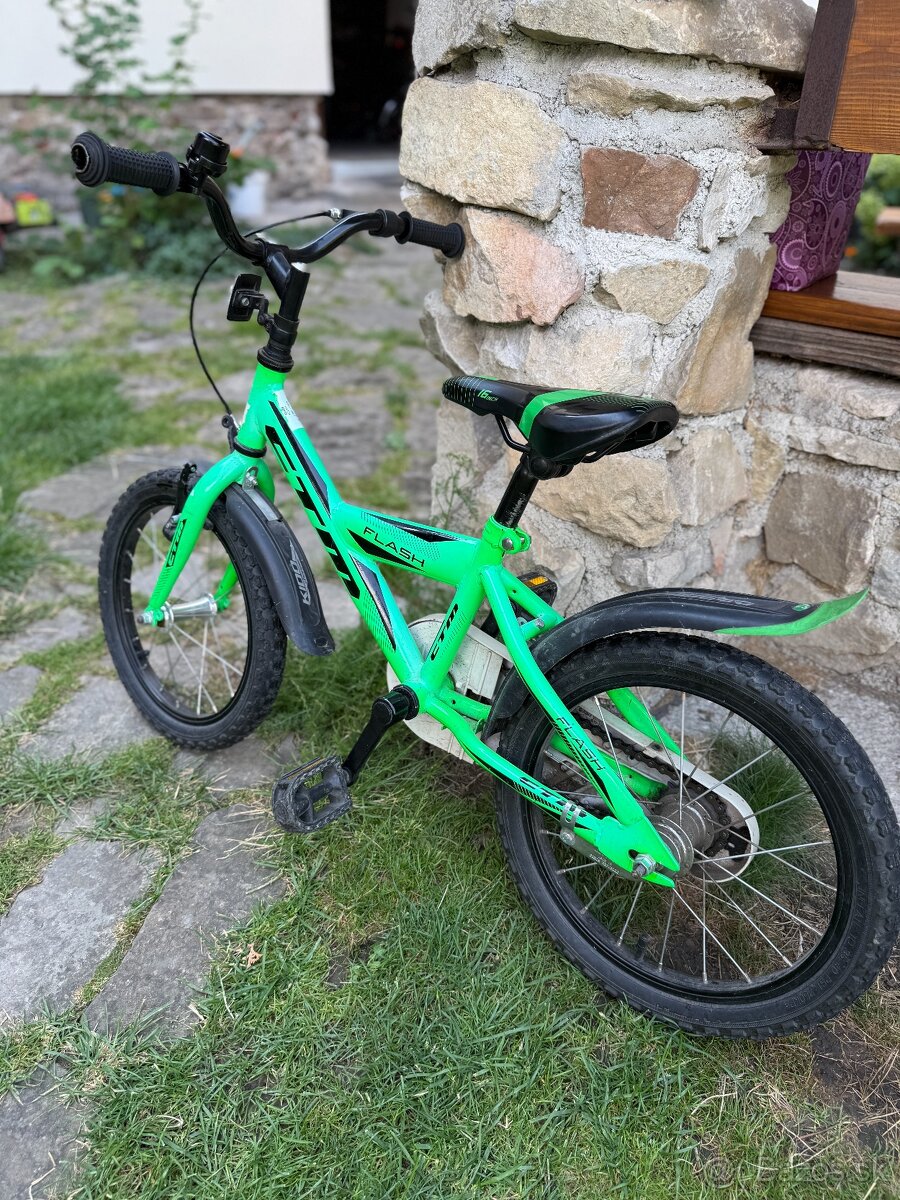 Detský bicykel CTM Flash 16 – zelený - 3