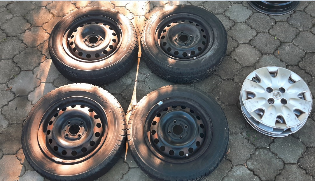 komplet kolesa original na Nissan Micra K12 - 3