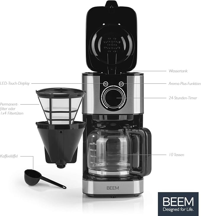 Predám BEEM RESH-AROMA-SWITCH filter kávovar s objemom 1,25L - 3