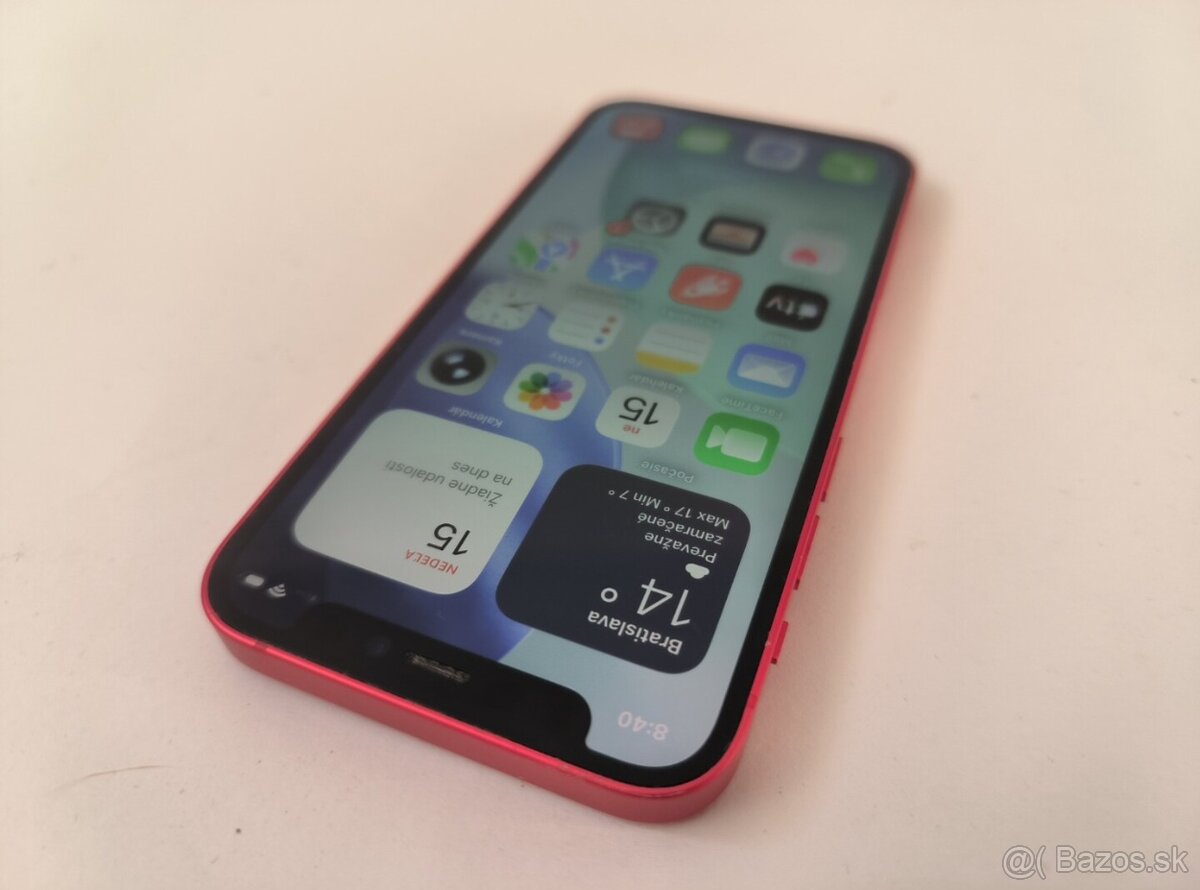 apple iphone 12 mini 64gb Red / Batéria 100% - 3