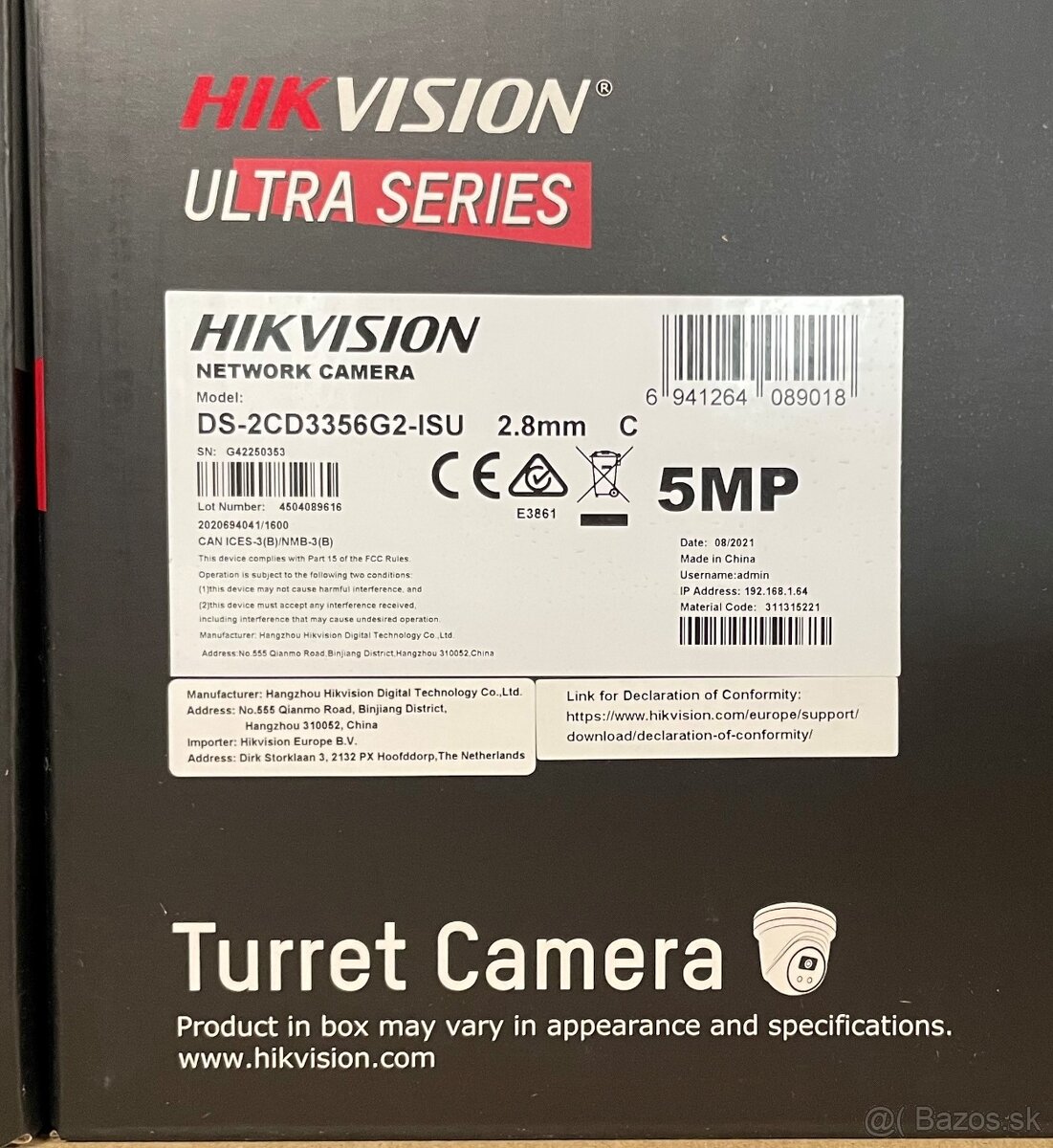 Kamera HIKVISION DS-2CD3356G2-ISU - 3