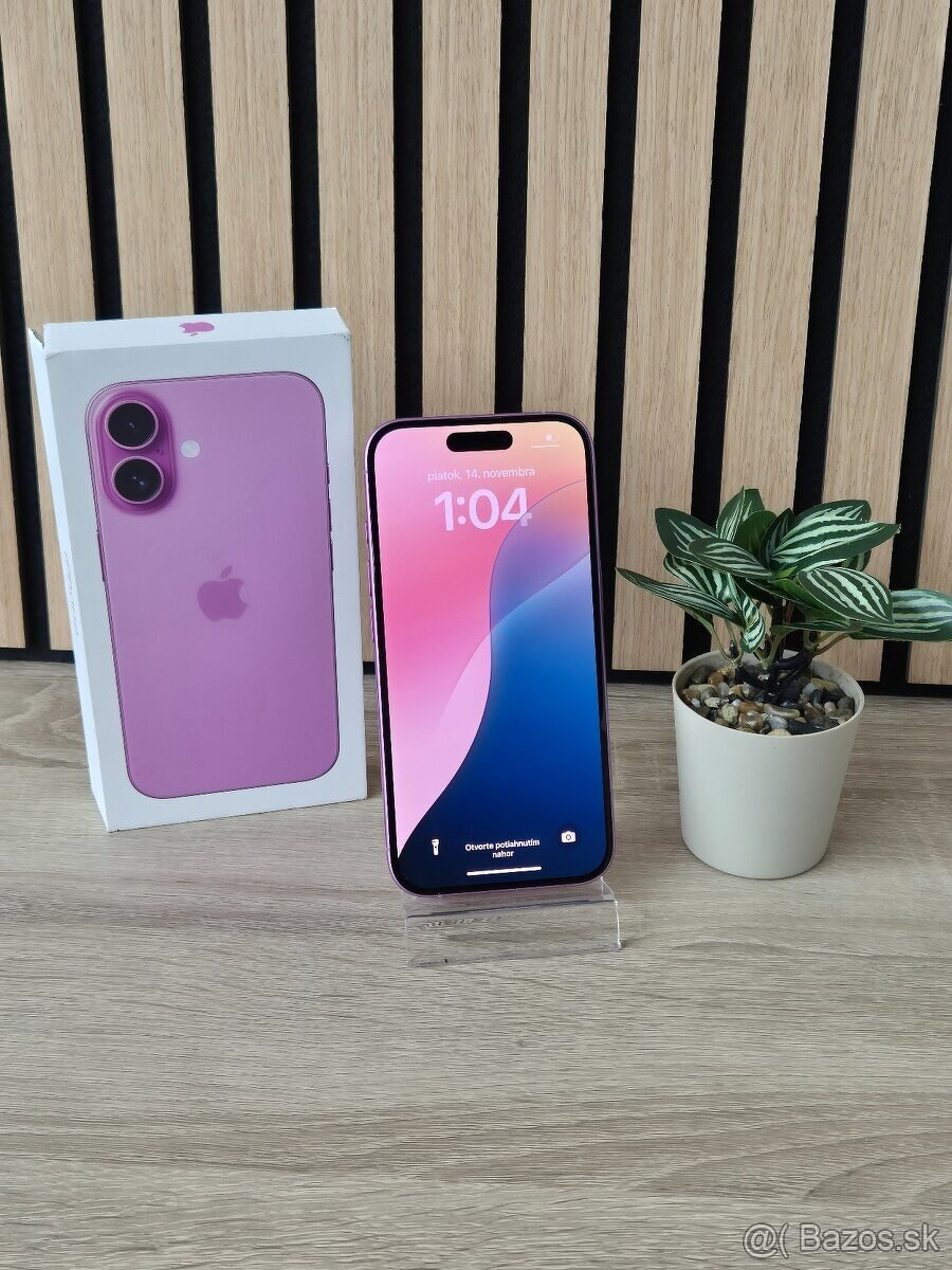 Apple iPhone 16 128GB Pink | ZÁNOVNÝ - 3