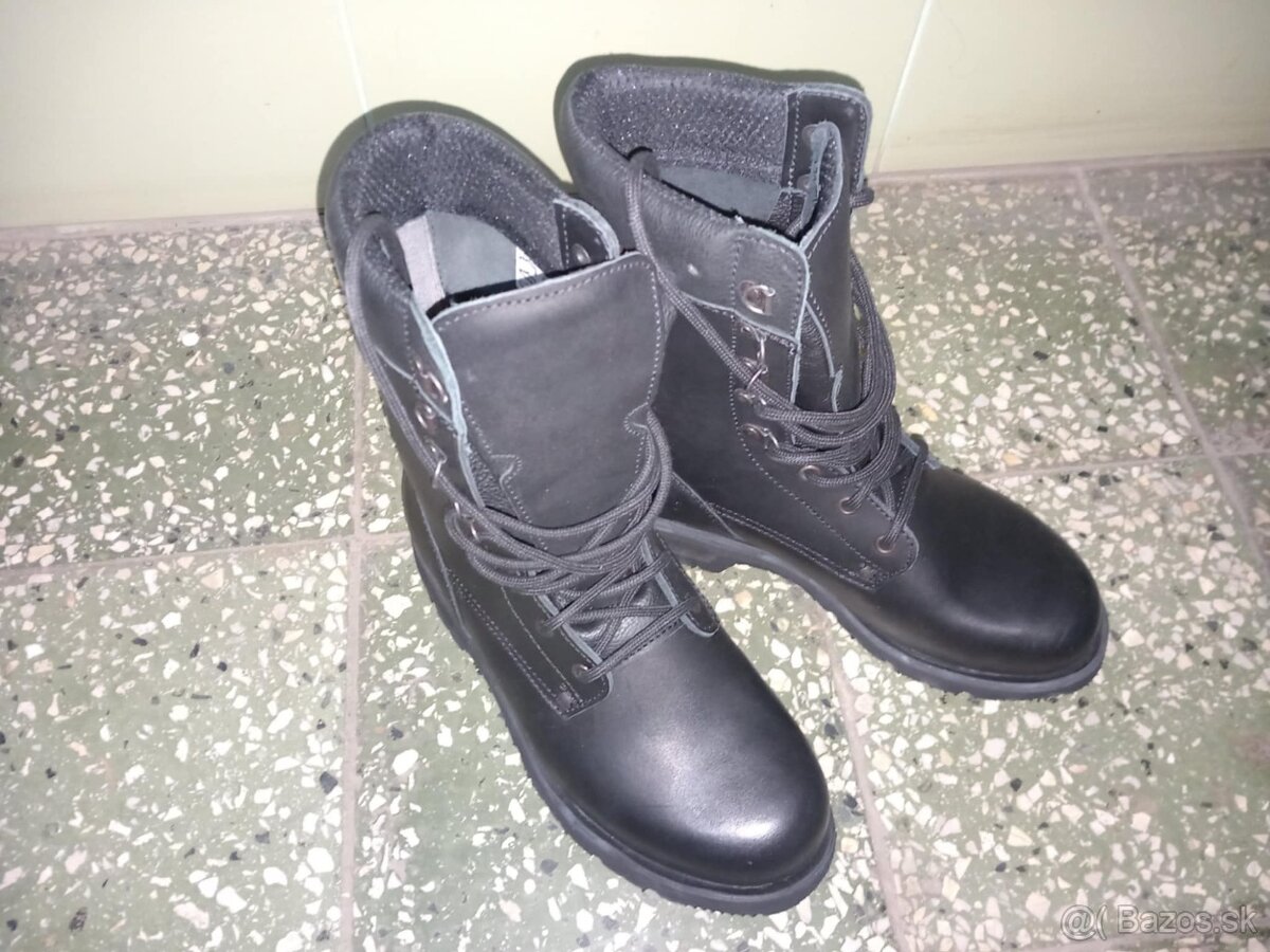 ✅ NOVÉ Celokožené poľné kanady - vojenské - veľkosť 41 ✅ - 3