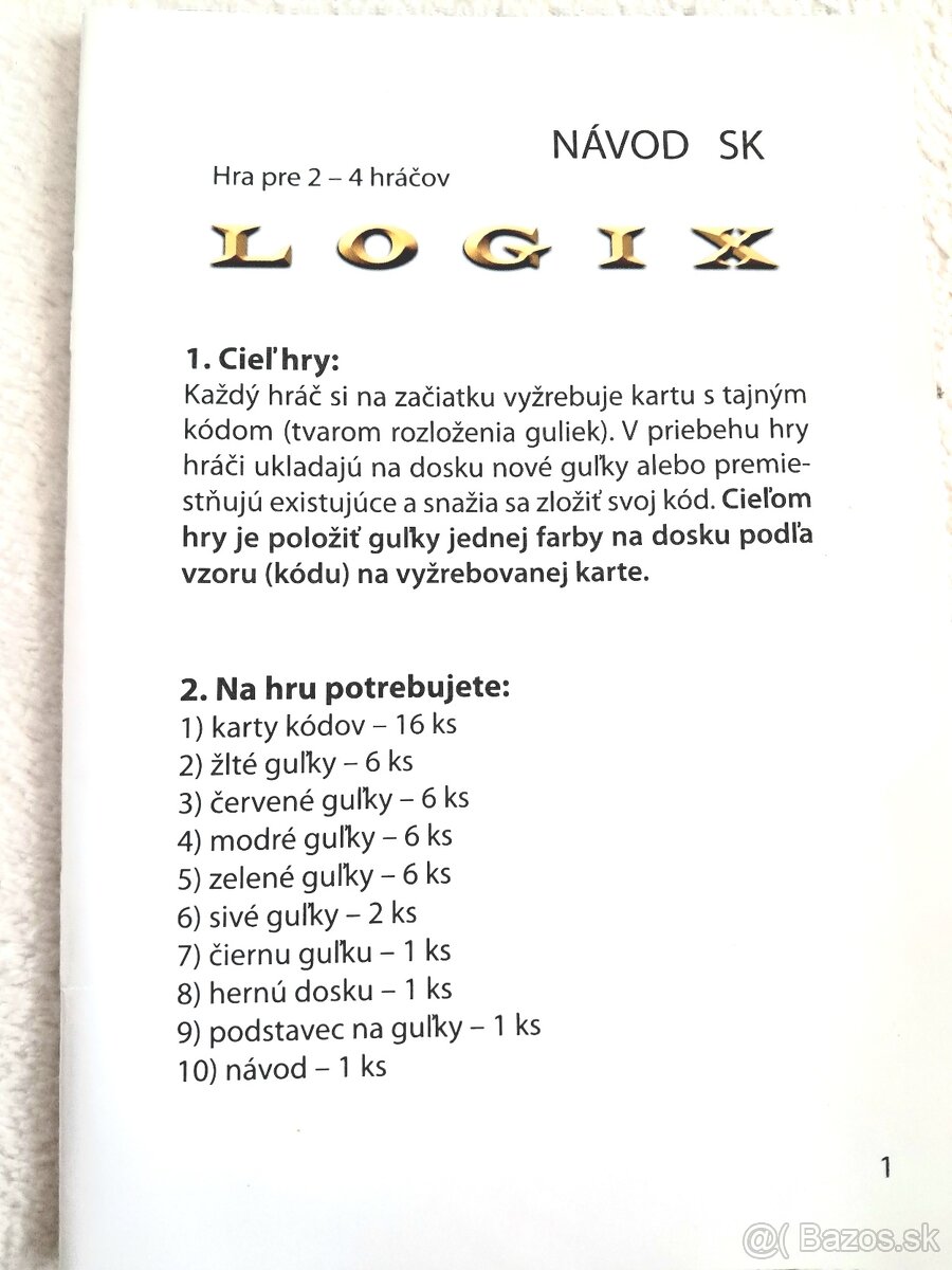 Logix hra 2-4 hráčov - 3