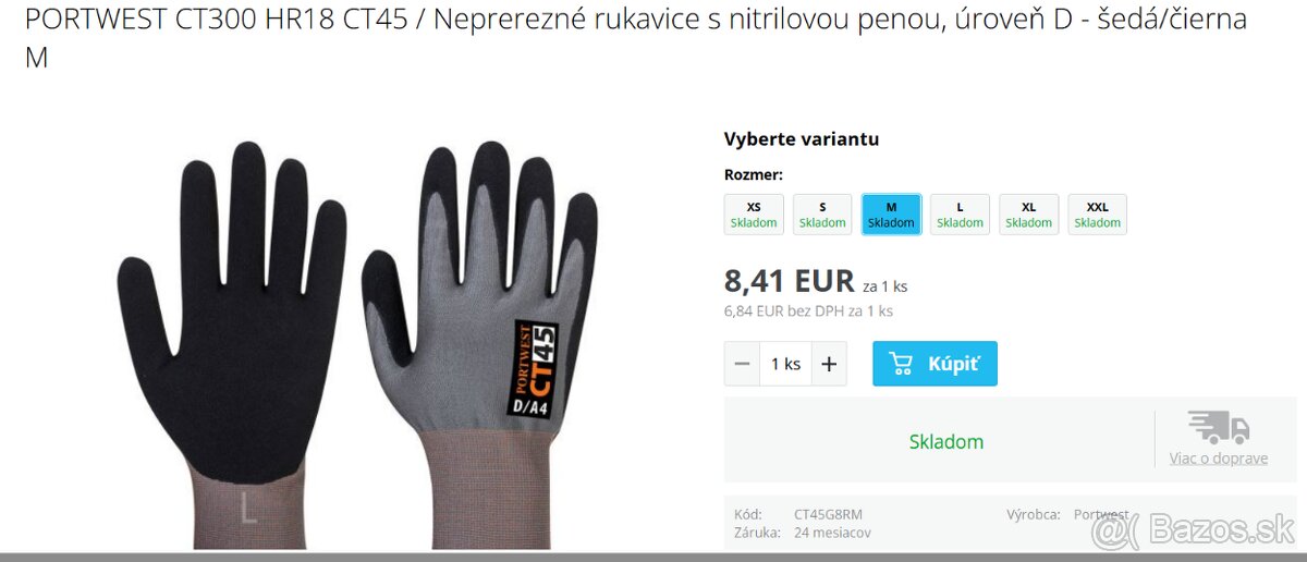 Pracovné rukavice CT45 PORTWEST - 3