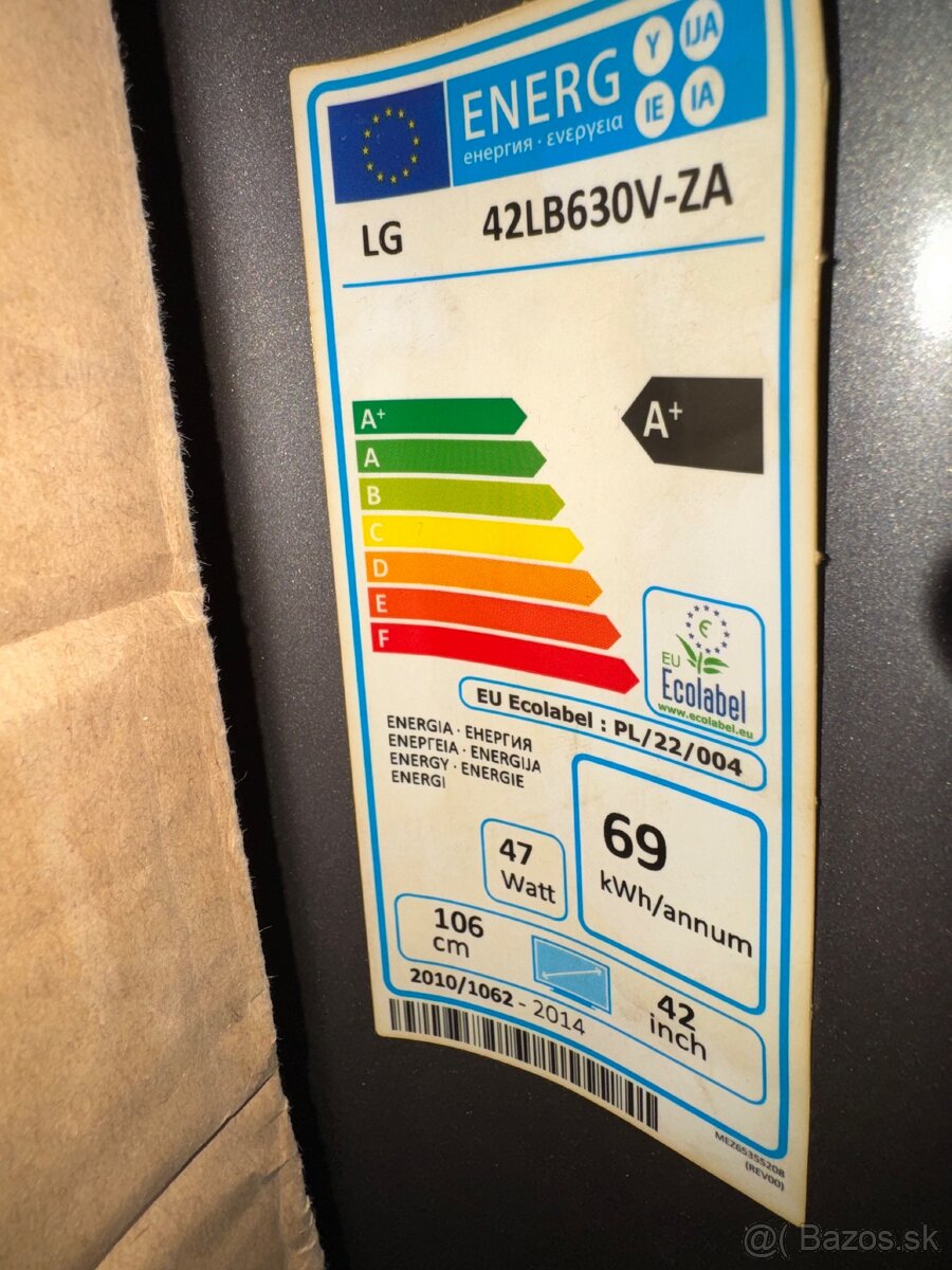 42 "LG 42LB630V 106cm - 3