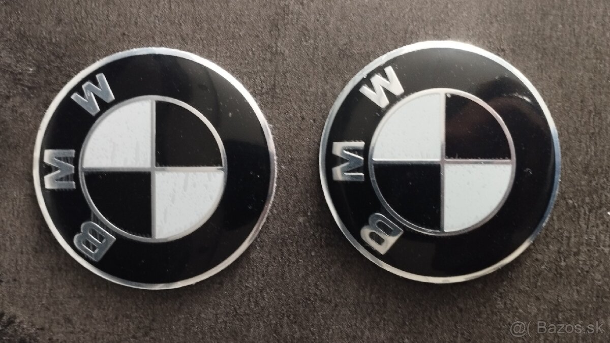 BMW 56 mm nálepky na krytky - 3