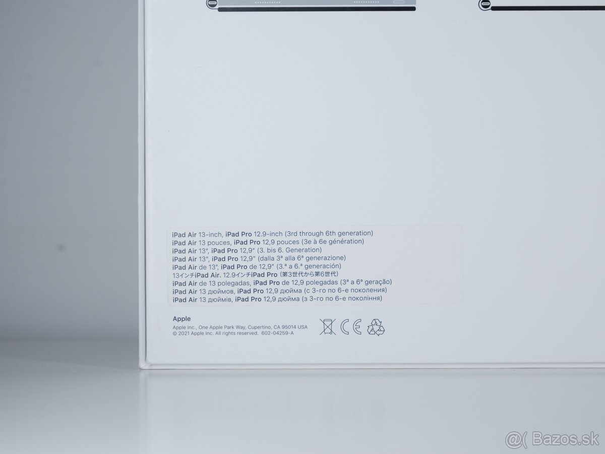 Magic Keyboard pre iPad Pro 12.9" (3-6 gen) a iPad Air 13" - 3