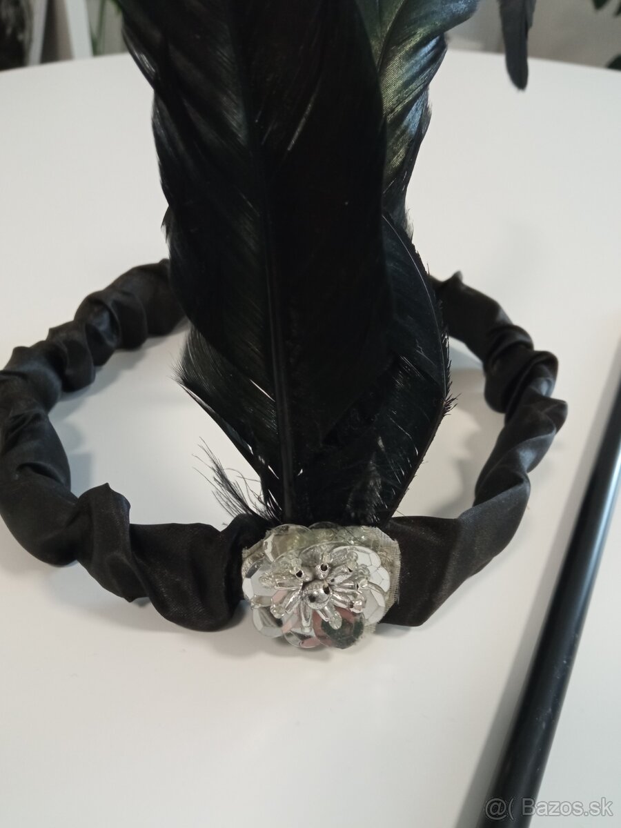 Rukavice, čelenka, držiak na cigaretu GREAT GATSBY - 3