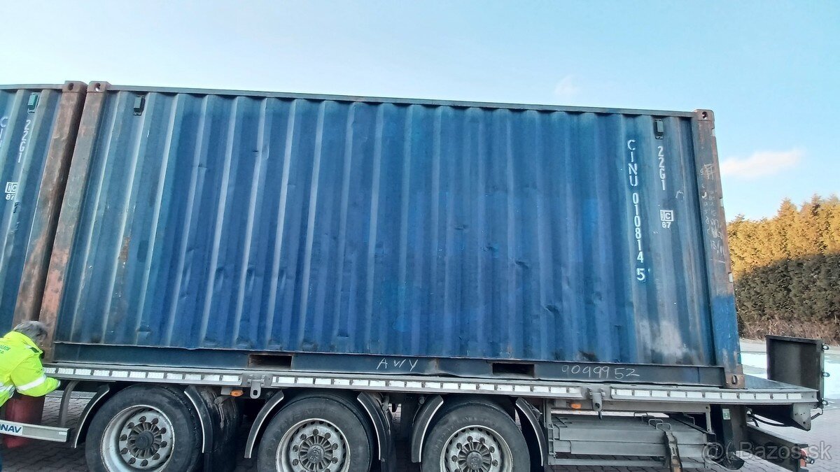 Lodný kontajner 20´DC - výška 2,6m S DOPRAVOU s vykládkou - 3