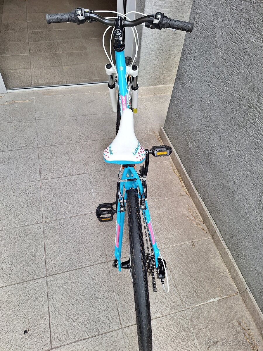 Predam detsky bicykel 24 kola Rock Machine modro biely - 3