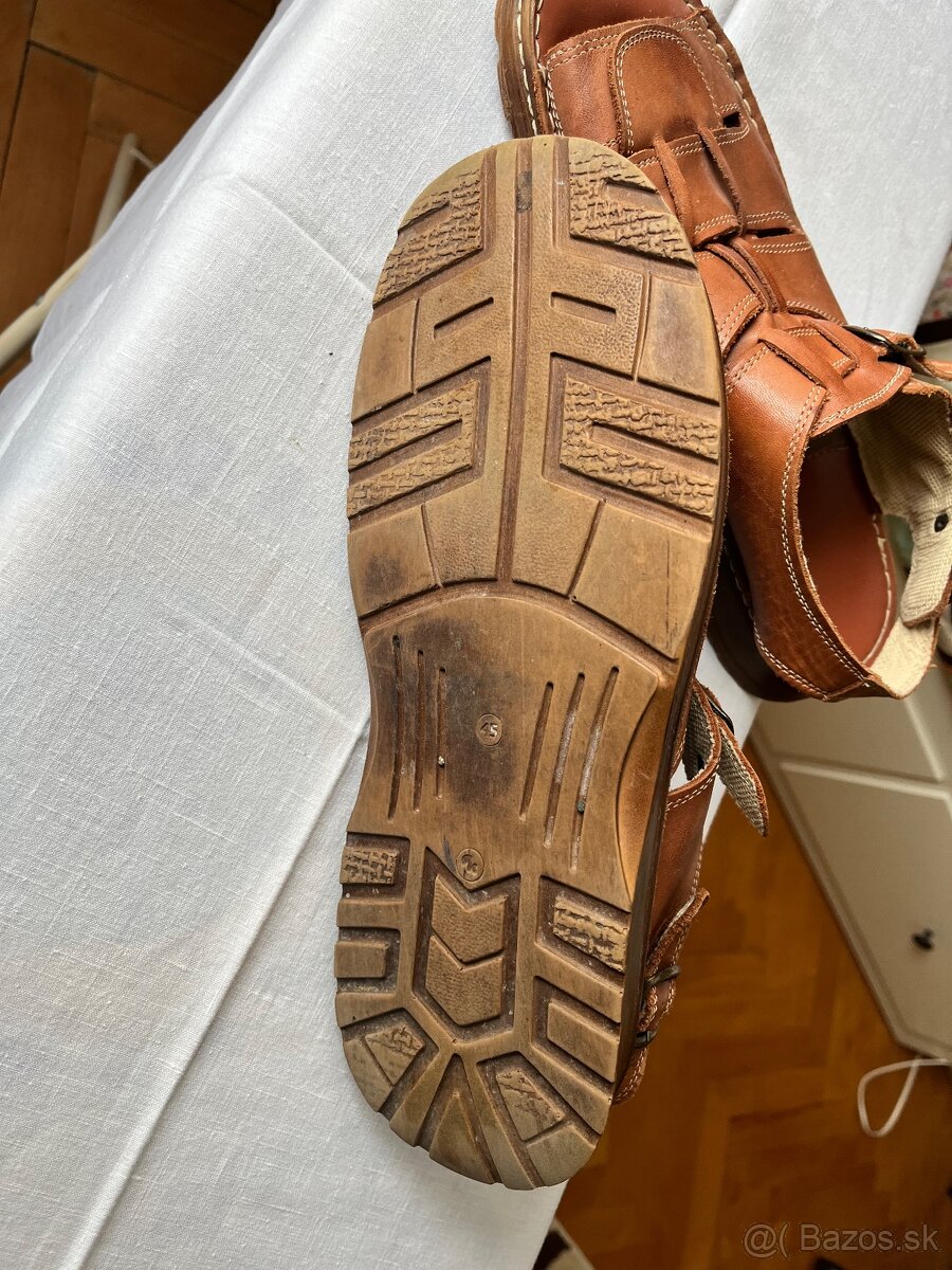 Pánske kožené sandály - 3