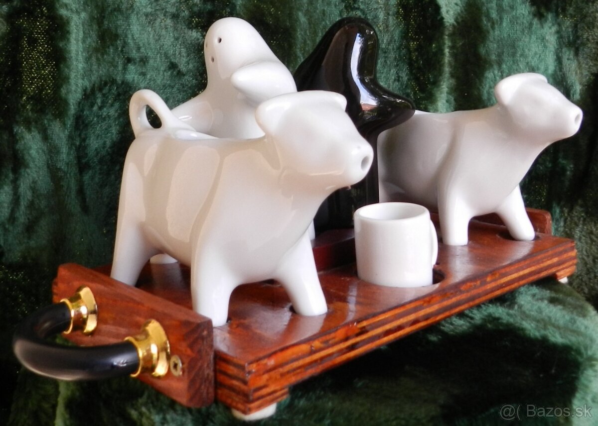 súprava na koreniny Retro 60 roky 20 st. Art Deco štýl - 3