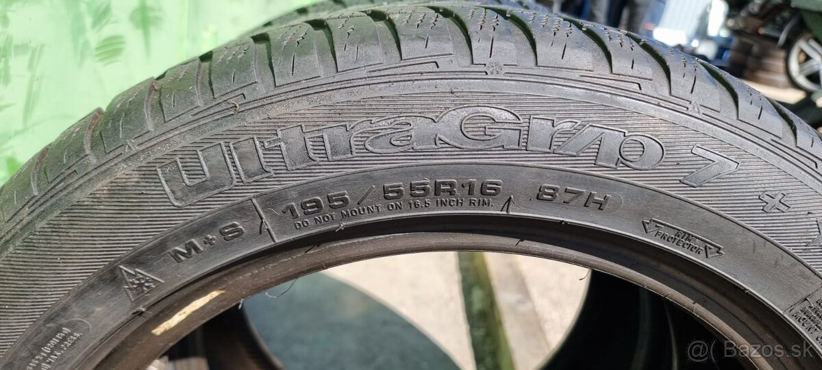 Zimné pneumatiky goodyear 195/55R16 - 3