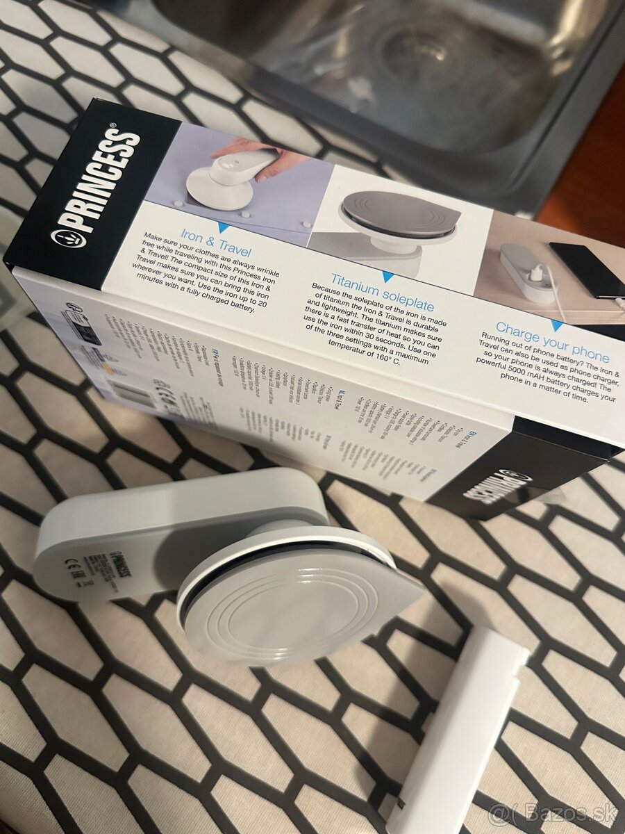 Cestovná žehlička bezkáblová Princess - 3