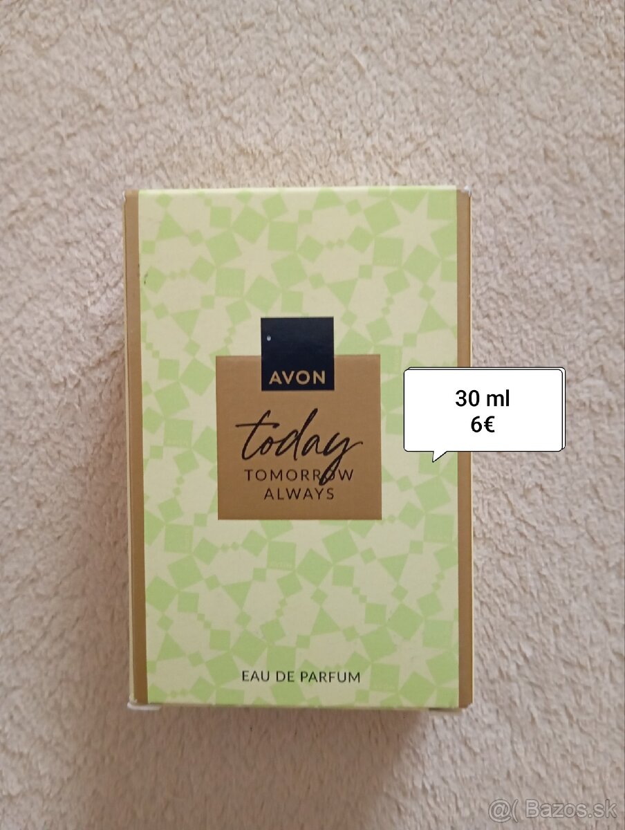 Nové dámske vône Avon a telový sprej Oriflame, ceny od 2€ - 3
