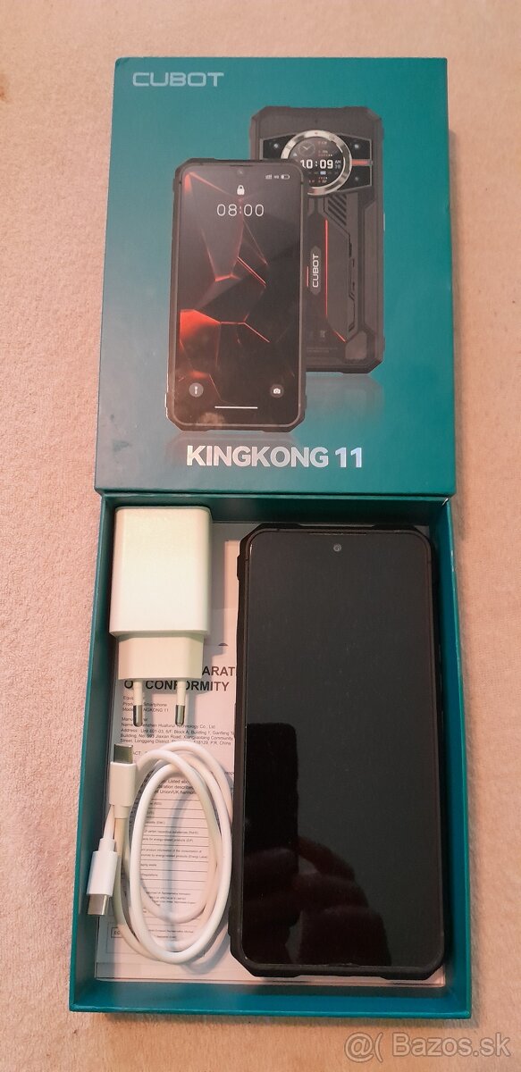 Smartfón vojenský pancier Cubot King Kong 11 - IP 68/69 - 3