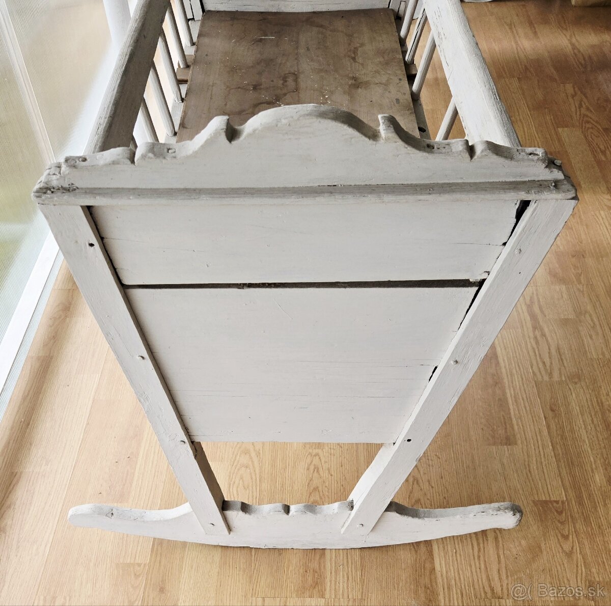 predám starú drevenú kolísku, retro - 3