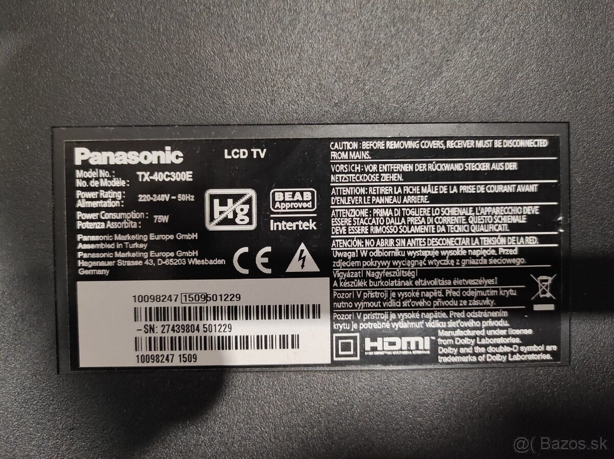 LCD Panasonic 102 cm - 3