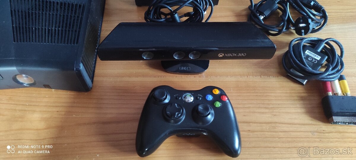 Xbox 360 slim 500gb+kinect+hry - 3
