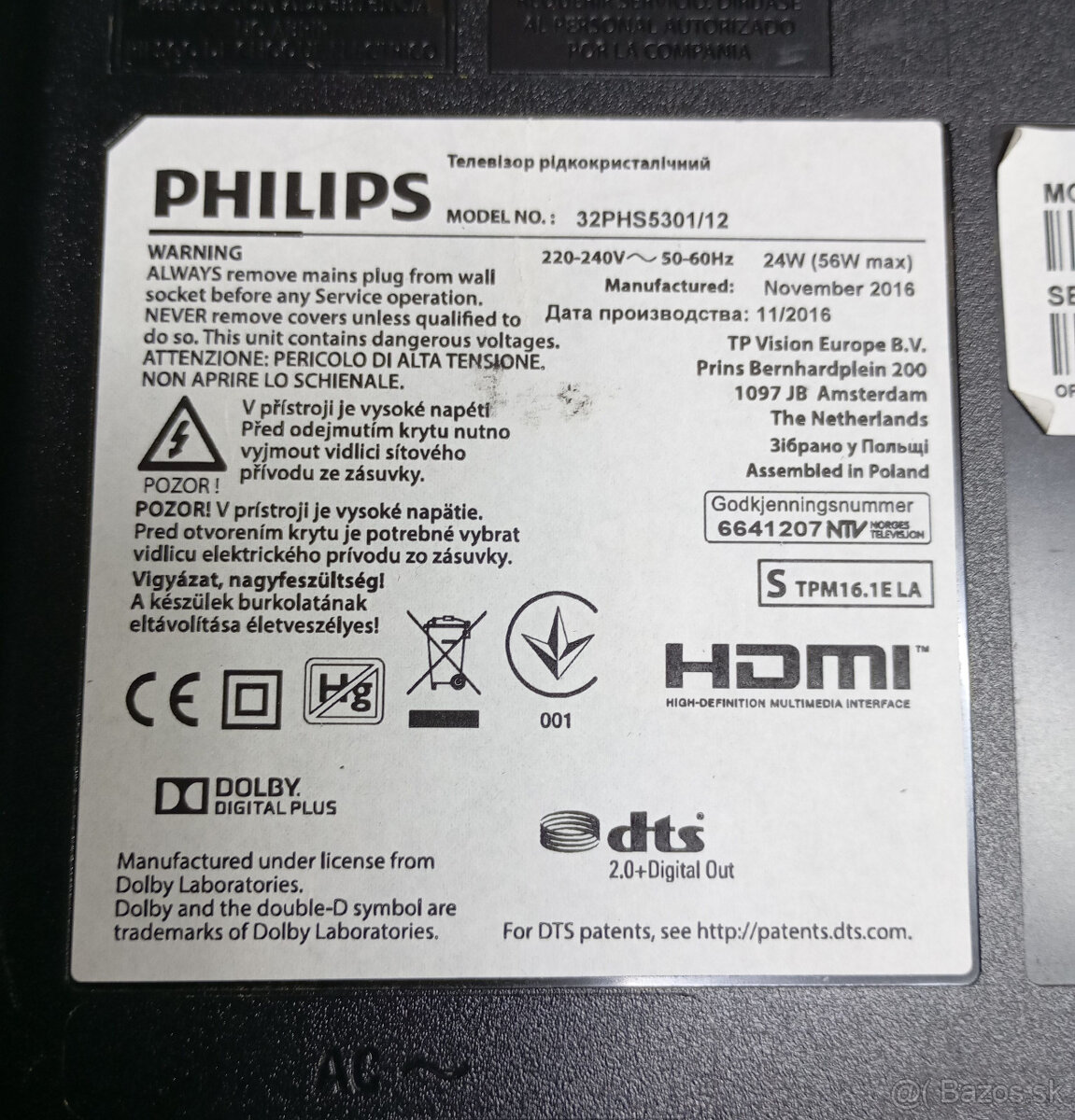 Smart televízor Philips 32PHS5301/12 - 3