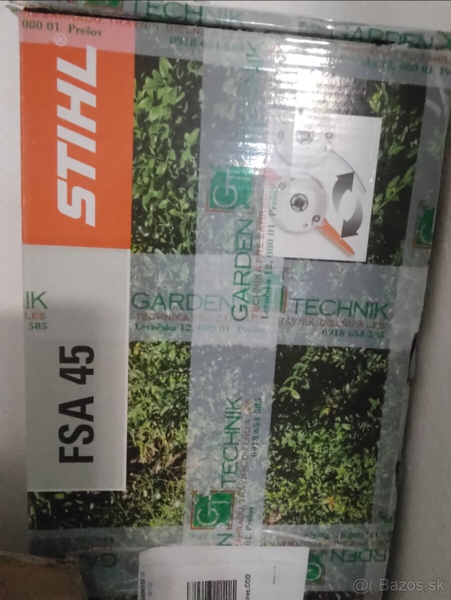 Nový akumulátorový vyžínač (kosačka) STIHL FSA 45 - 3